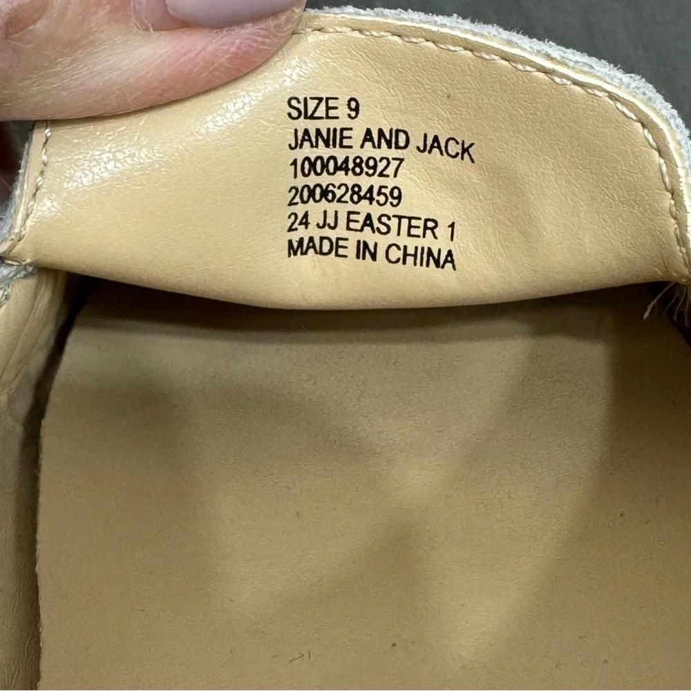 Janie and Jack Kids Size 9 Gray Suede Leather Slip On Loafers Classic‎ Preppy